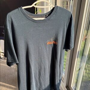 rag & bone Dark Blue Tee with Orange Logo